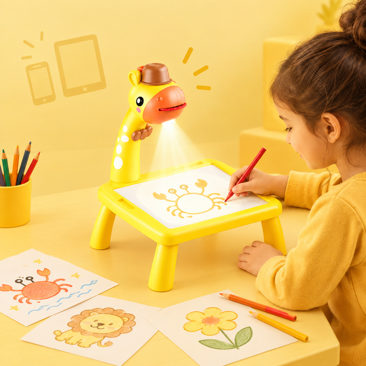 LED Drawing Projector