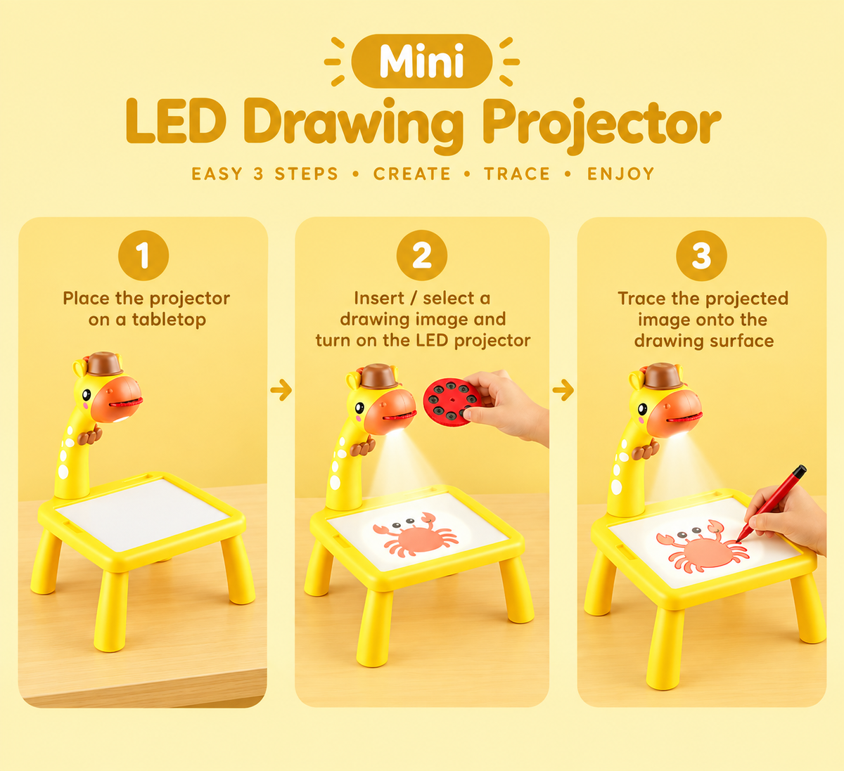 LED Drawing Projector