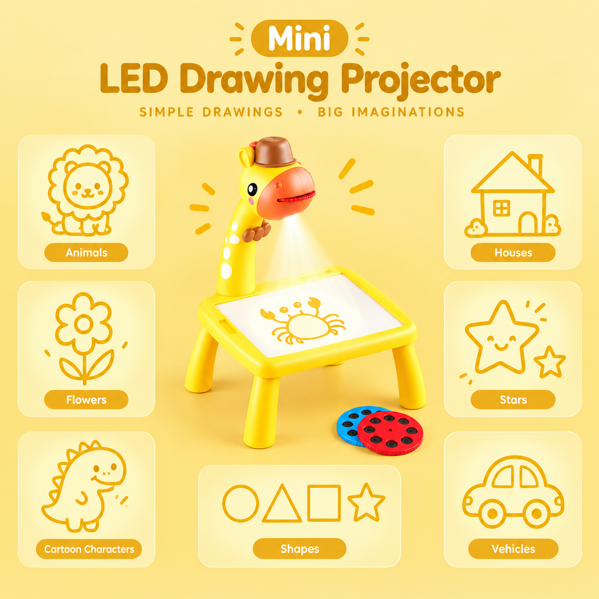 LED Drawing Projector